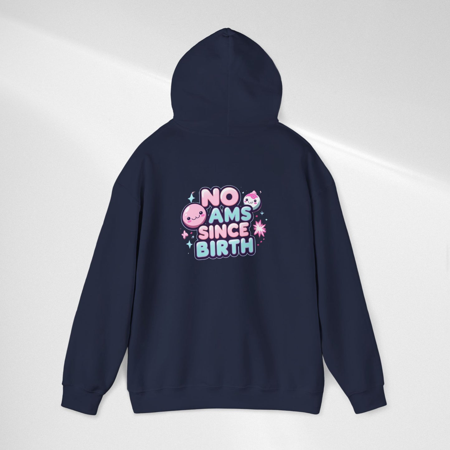 Hoodie — "No Jams Since Birth" Cute Kawaii Graphic Pullover