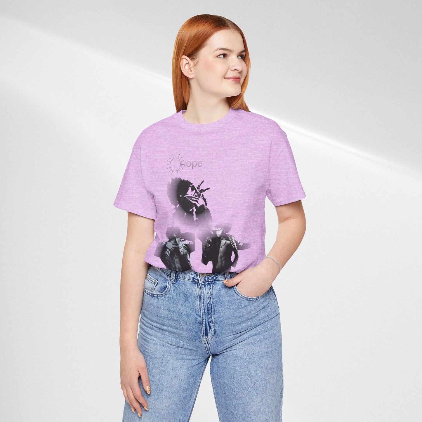 J hope Graphic Tee — Moody Monochrome Portraits