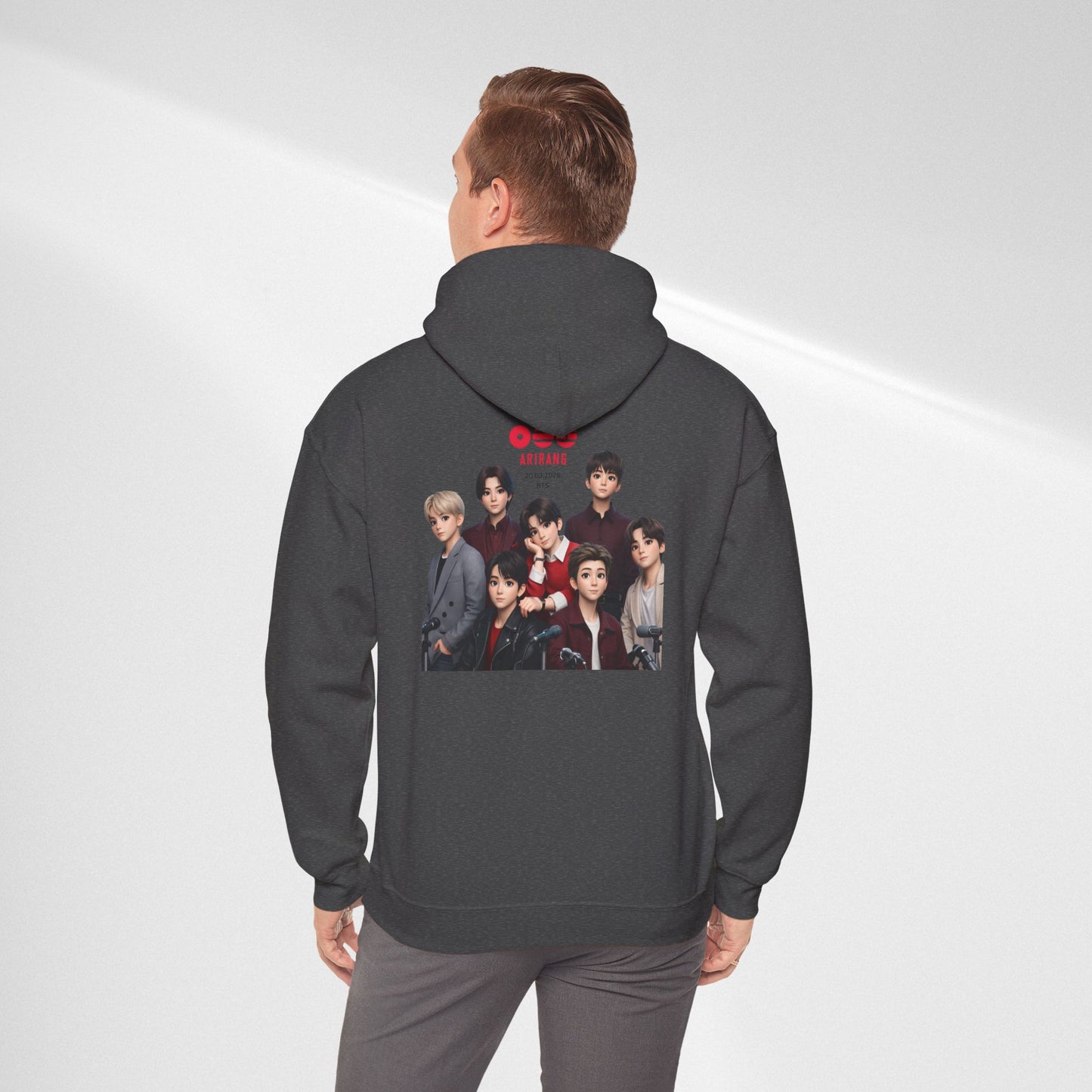 BTS Group Photo Hoodie – Korean Boy Band Pullover