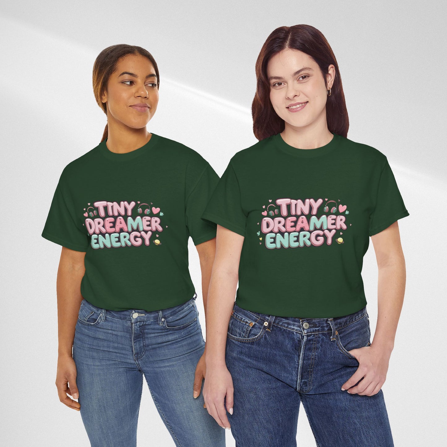 TinyTan Dreamer Energy T-Shirt — Cute Pastel Graphic Tee