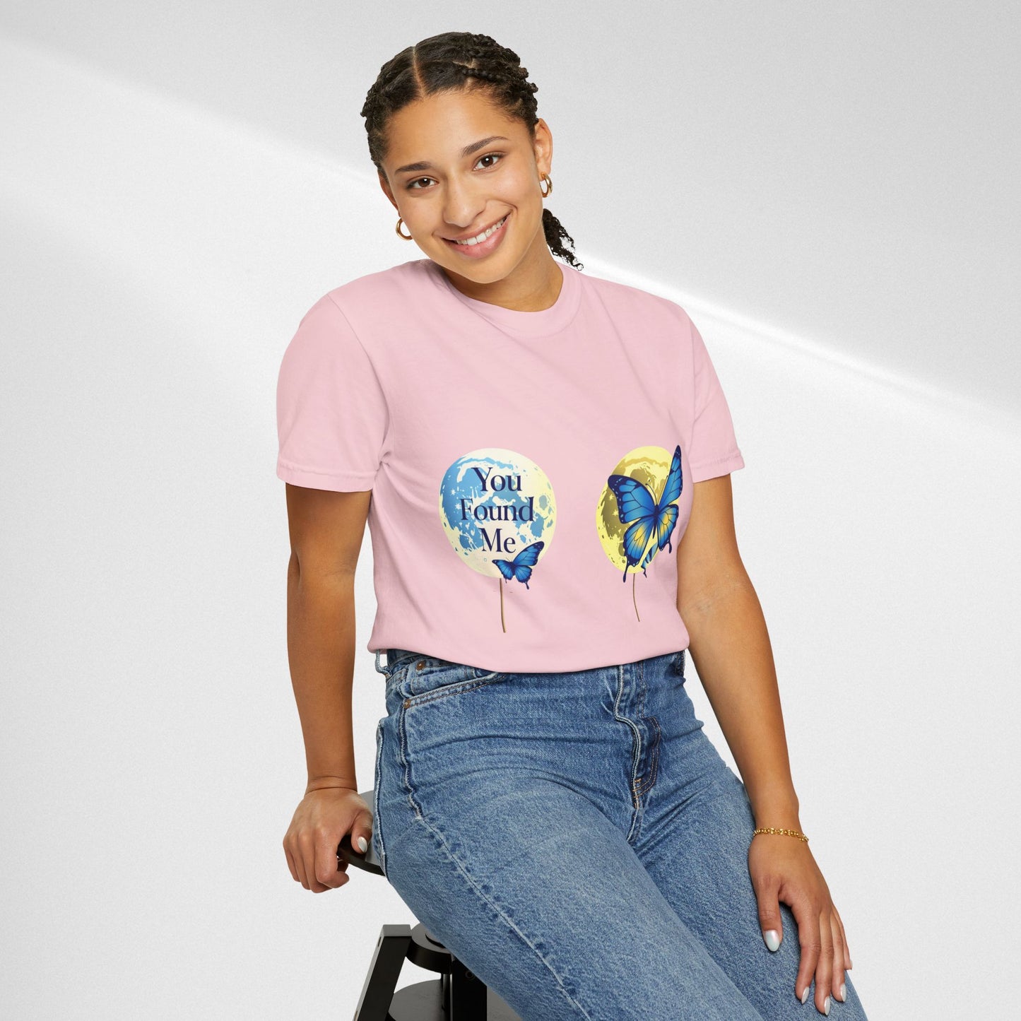 Butterfly "You Found Me" Graphic T-Shirt