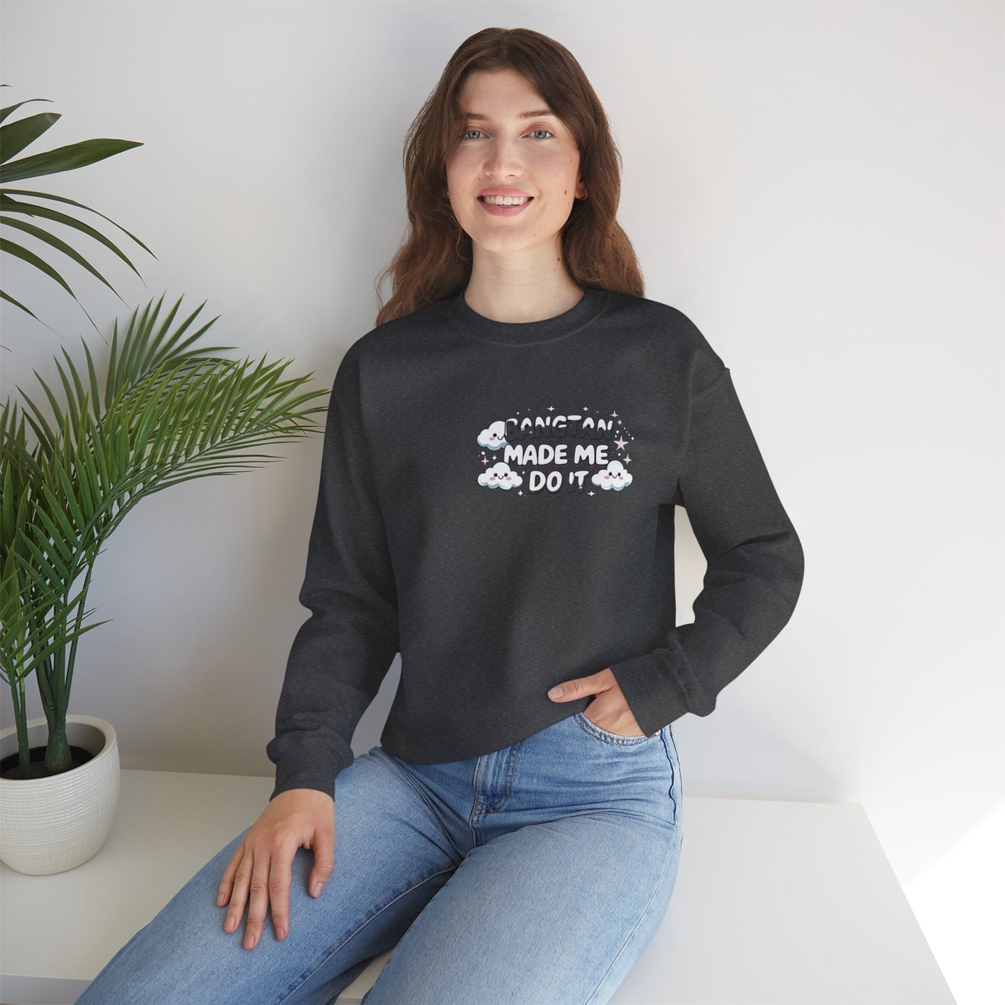Crewneck Sweatshirt — "Bangtan Made Me Do It" K-Pop BTS Fan Pullover
