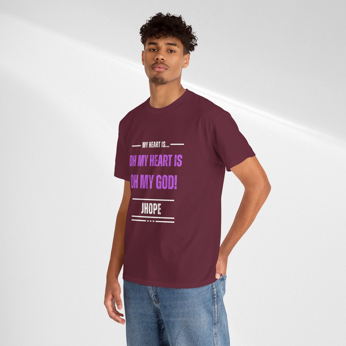 Graphic Tee — "Oh My Heart Is Oh My God!" J-Hope Fan Shirt