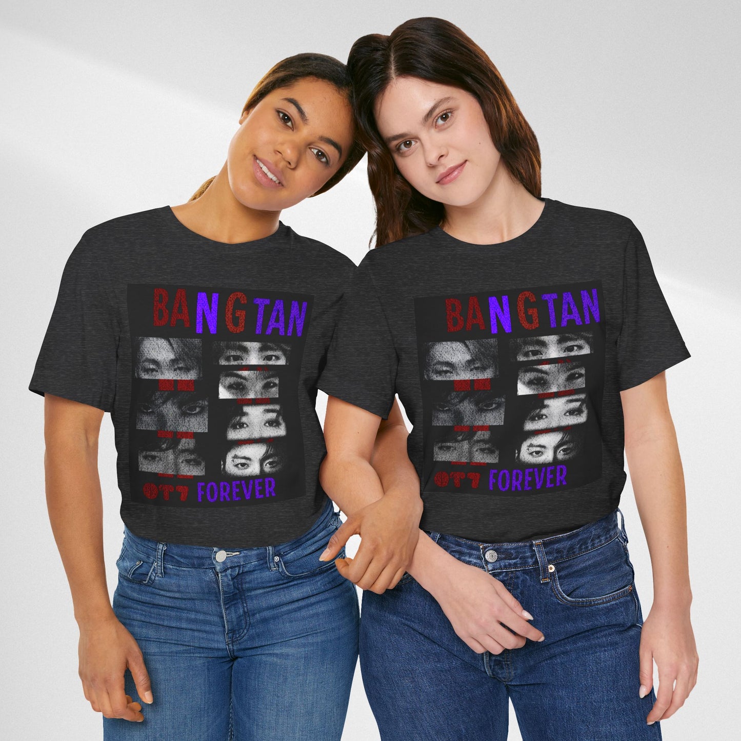 Bangtan Forever BTS Eyes Graphic Tee – K‑Pop Fan Shirt
