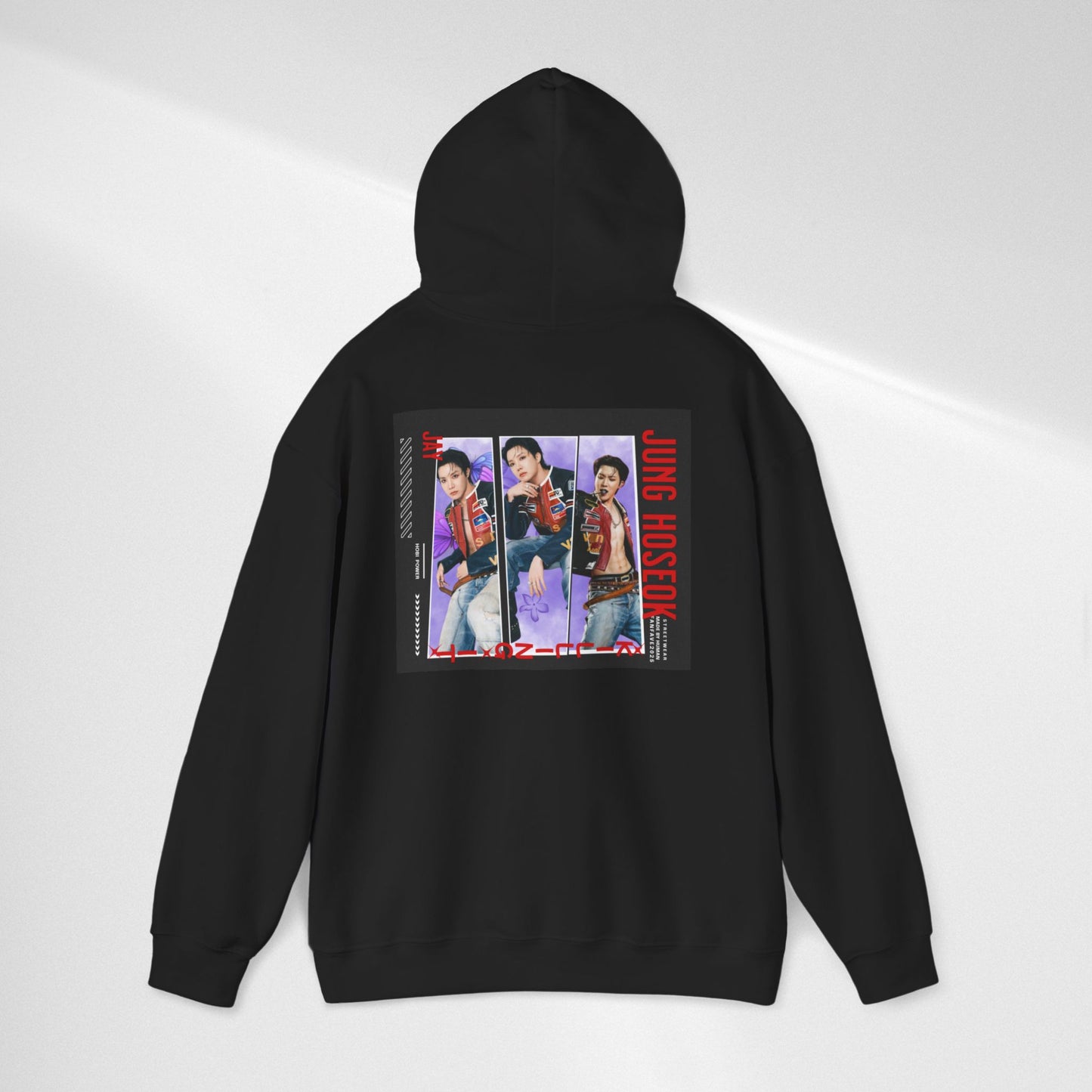 JHOPE Retro Band Photo Hoodie — Vintage Concert Graphic Pullover