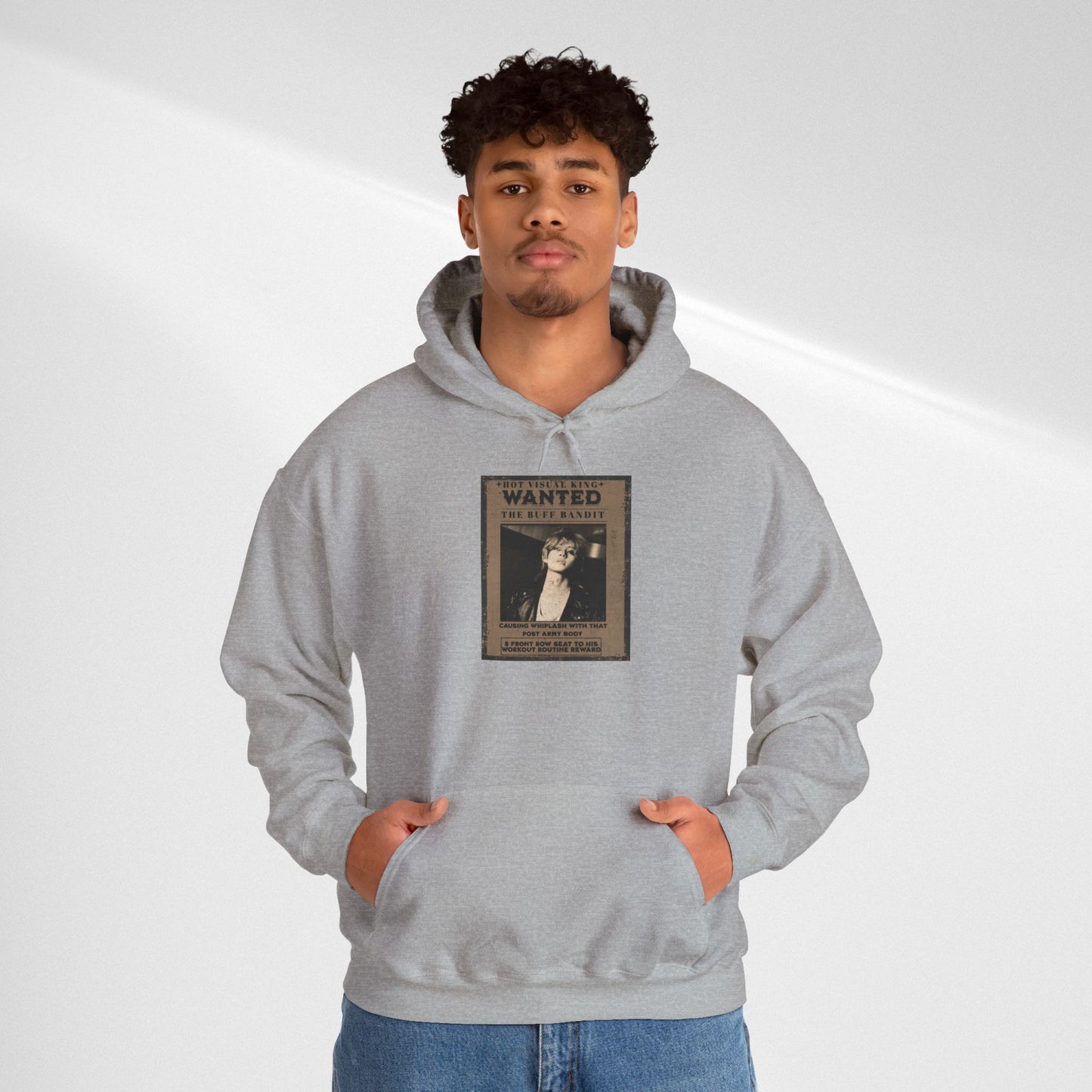 Hoodie Vintage V 'Wanted' Poster Photo Pullover