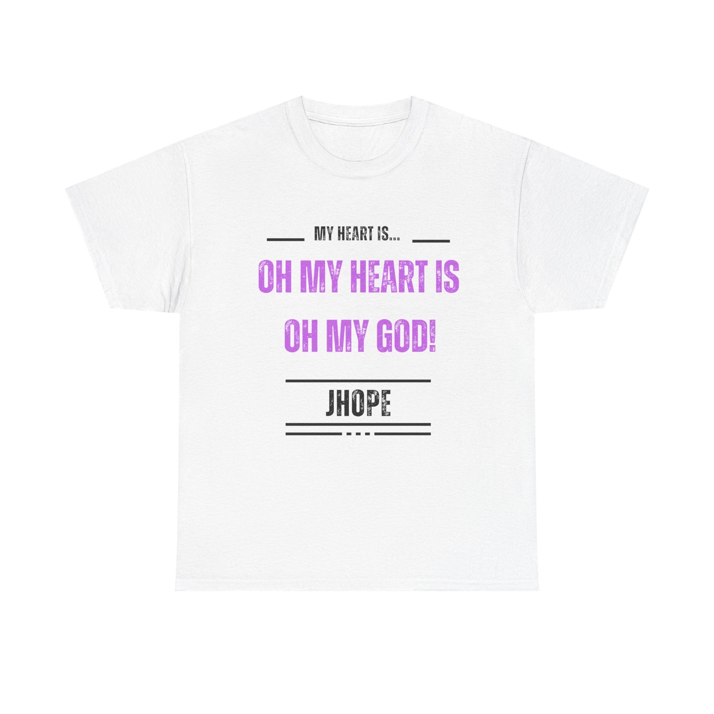 Graphic Tee — "Oh My Heart Is Oh My God!" J-Hope Fan Shirt