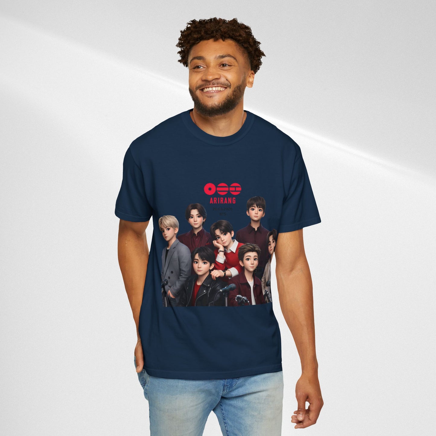 BTS Band Photo T-Shirt — Group Portrait Graphic Tee