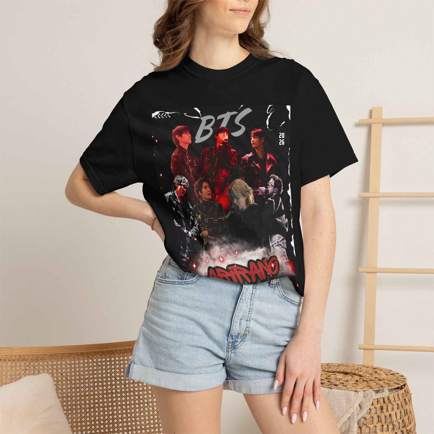 BTS ARIRANG Graphic T-Shirt — "Arirang" BTS Style Concert Tee