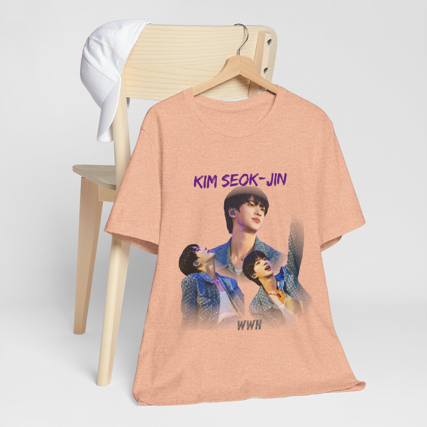K-Pop Idol Photo Tee — 'Kim Seok-Jin' Graphic T-Shirt