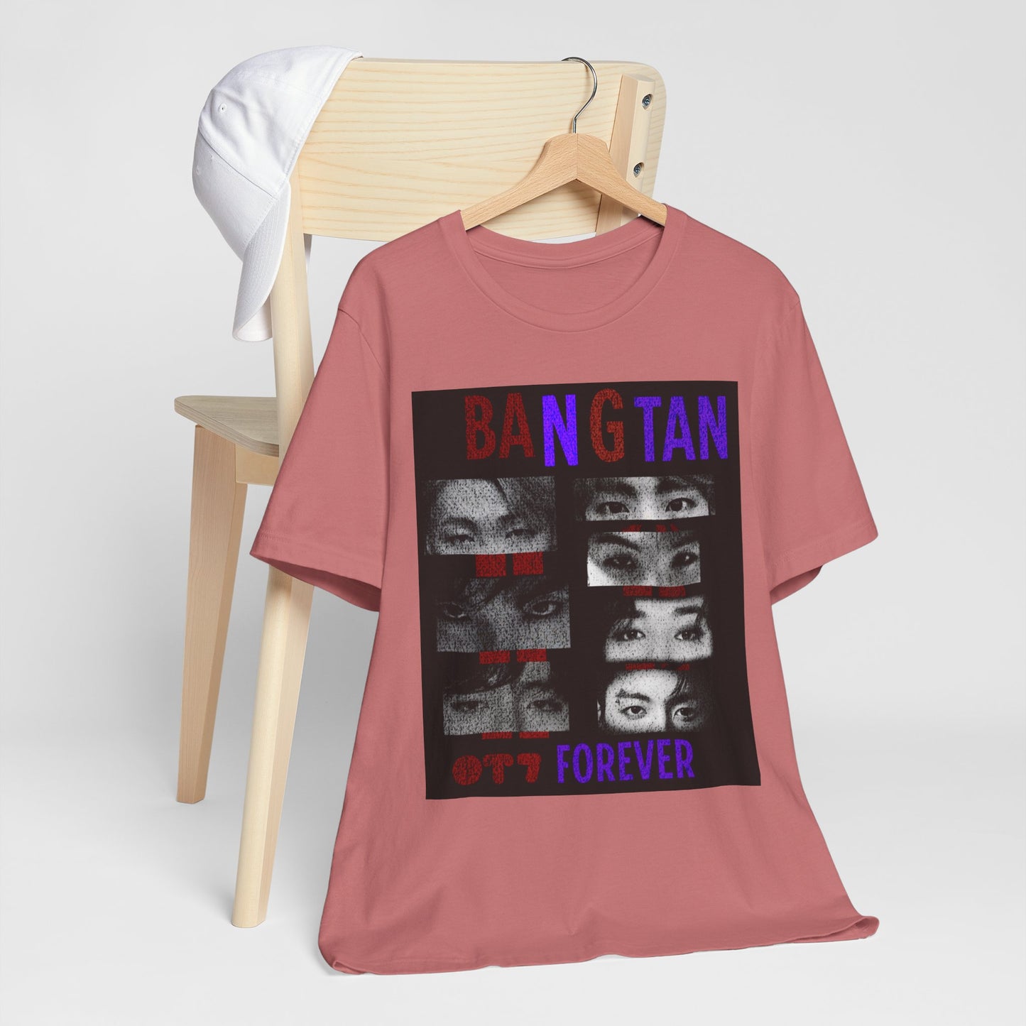 Bangtan Forever BTS Eyes Graphic Tee – K‑Pop Fan Shirt