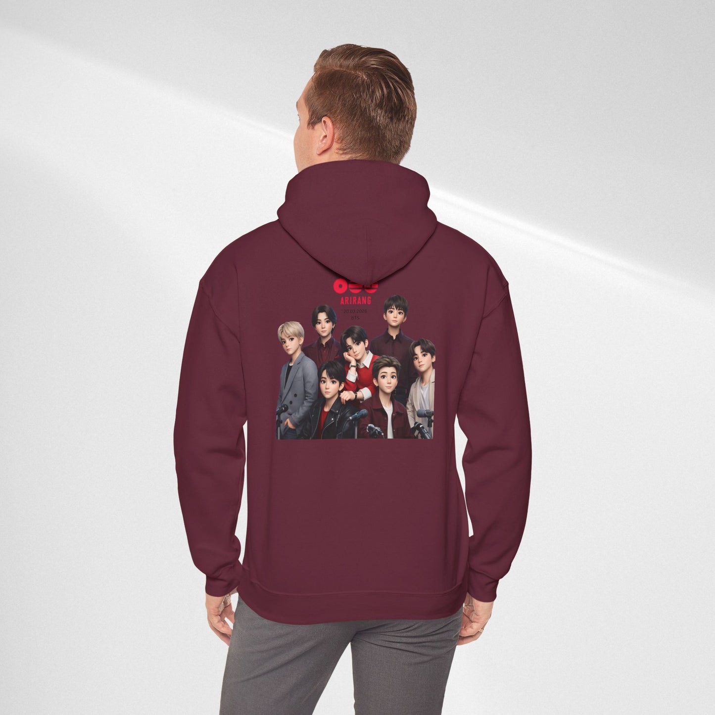 BTS Group Photo Hoodie – Korean Boy Band Pullover