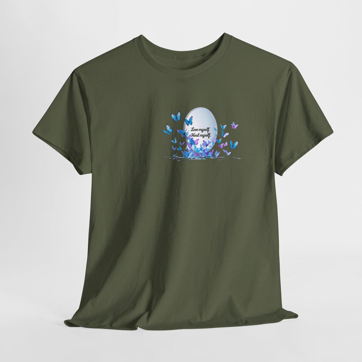 Butterfly Moon T-Shirt — "Strength Through Change" Inspirational Tee