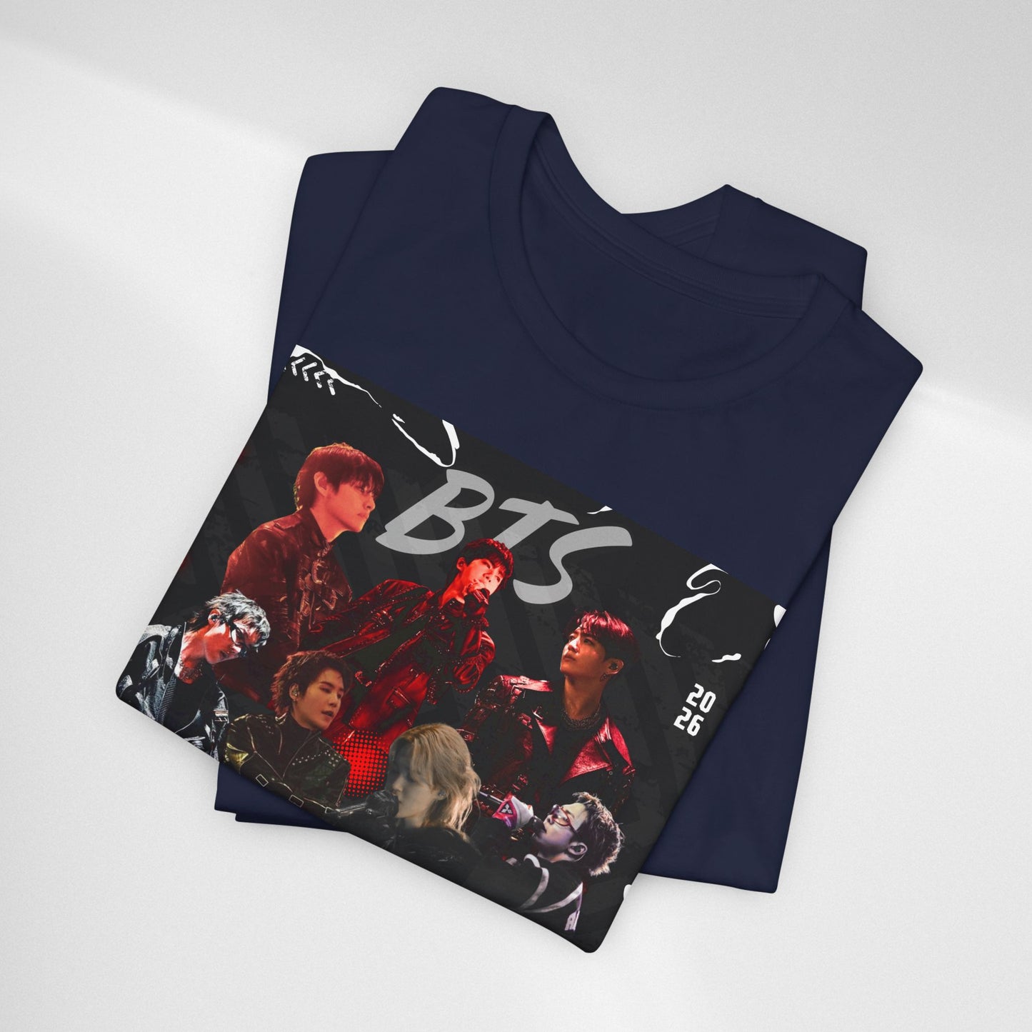 BTS ARIRANG Band Graphic Tee — 'BTS ARMY' Retro Concert Poster Shirt