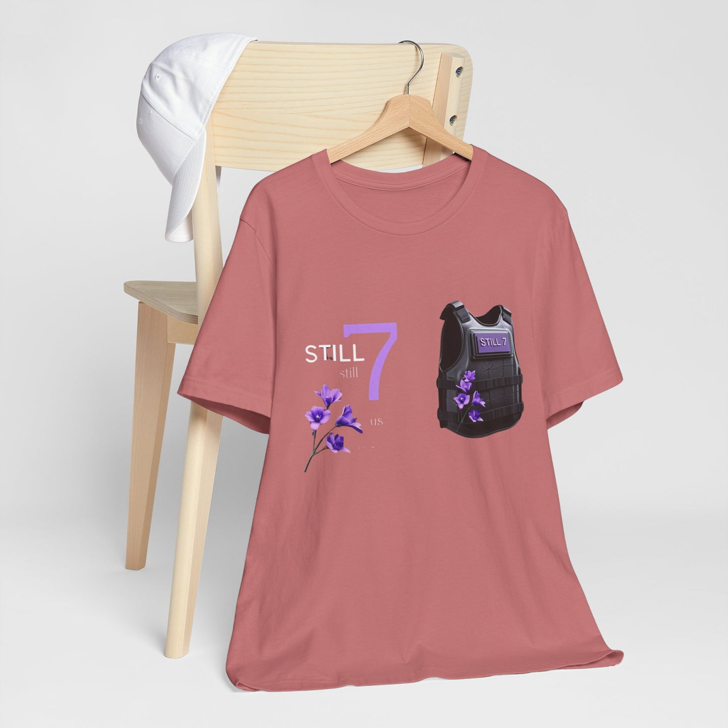 Bulletproof Vest Floral Tee — “I Am The Proof” Graphic T‑Shirt