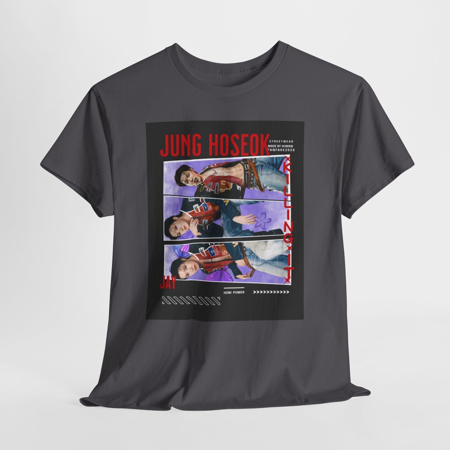 Jung Hoseok Photo Collage Tee — Retro K-Pop Fan Shirt