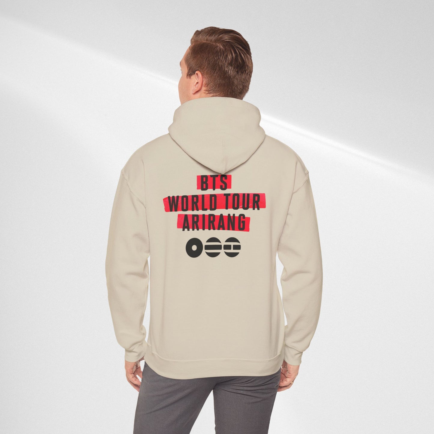 BTS World Tour "ARRIANG" Hoodie — Minimal Logo Tour Pullover