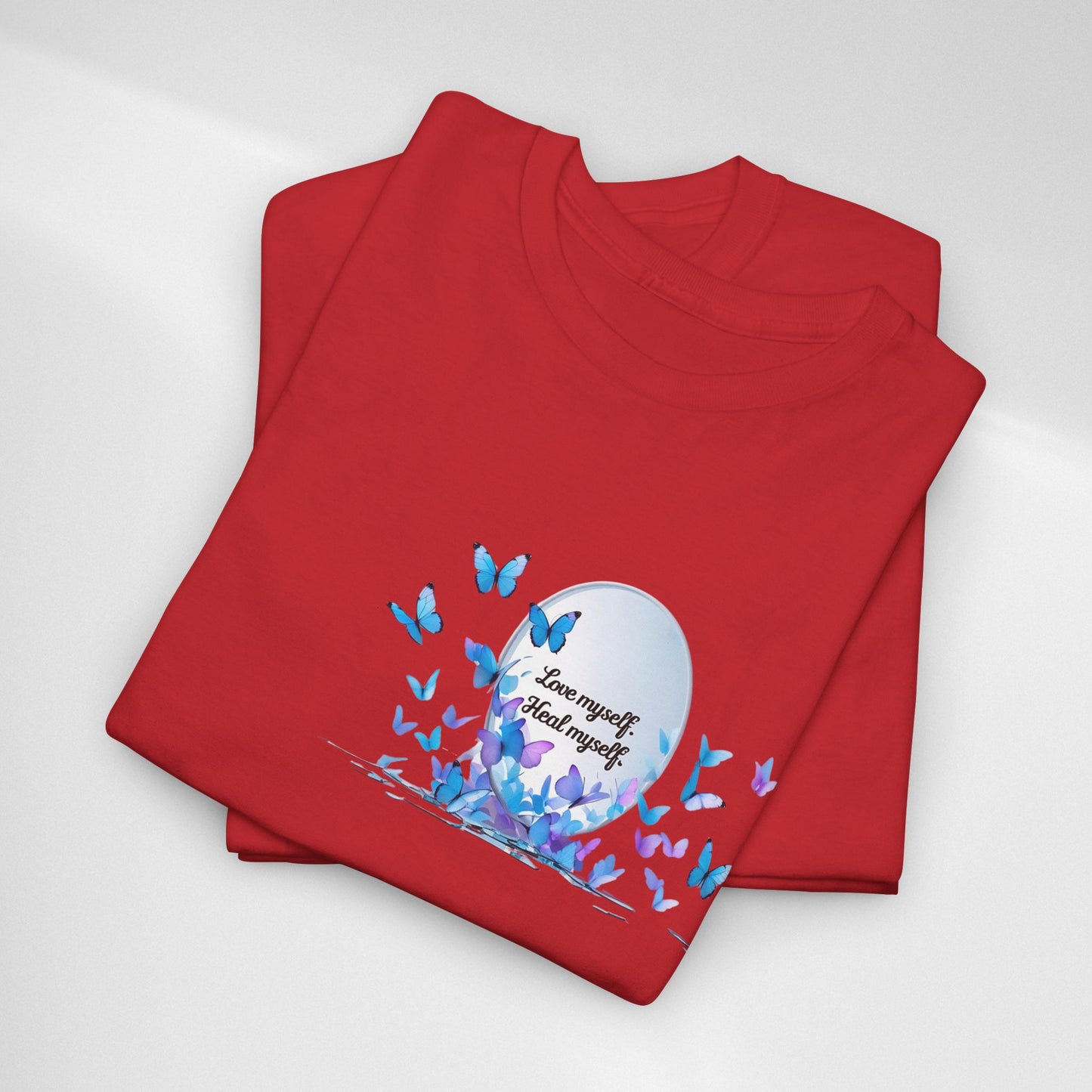 Butterfly Moon T-Shirt — "Strength Through Change" Inspirational Tee