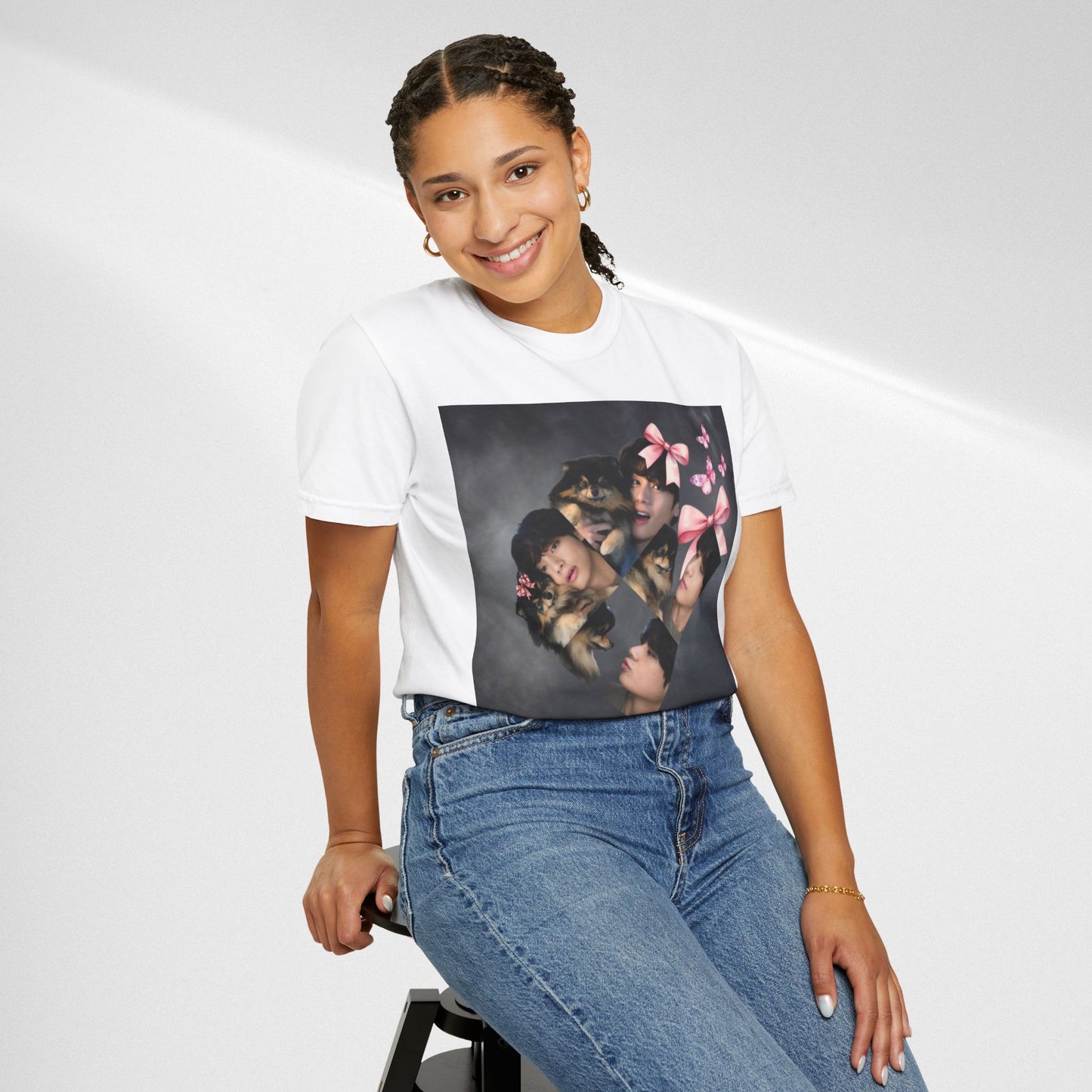 V Too Sweet to Handle T-Shirt — Cute Vintage Photo Collage Tee