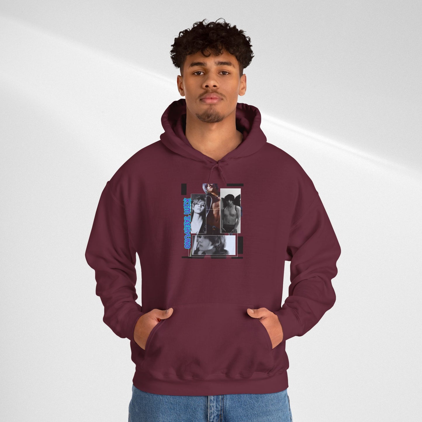 TAE Hoodie — Graphic Photo Collage 'Goth Romance' Streetwear Pullover