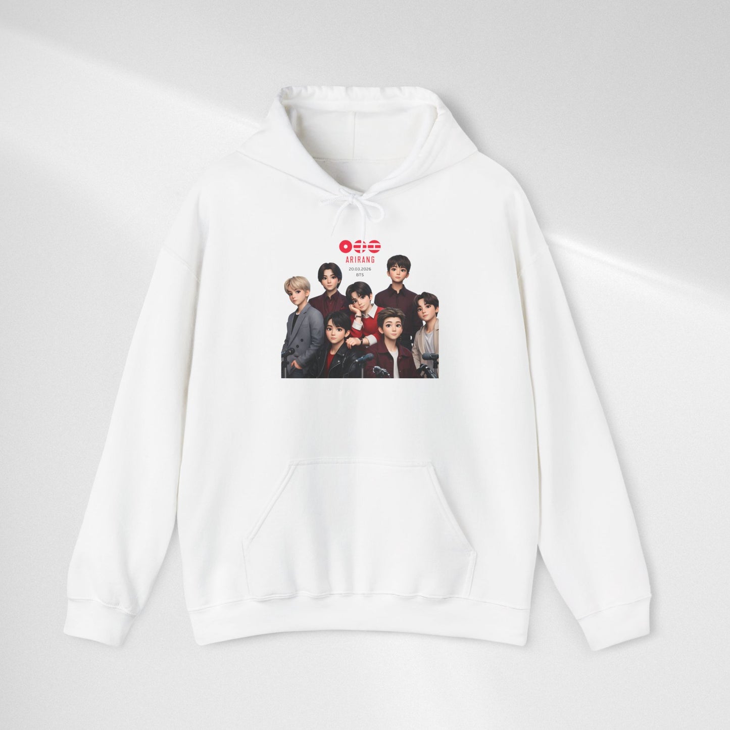 BTS Group Photo Hoodie – Korean Boy Band Pullover