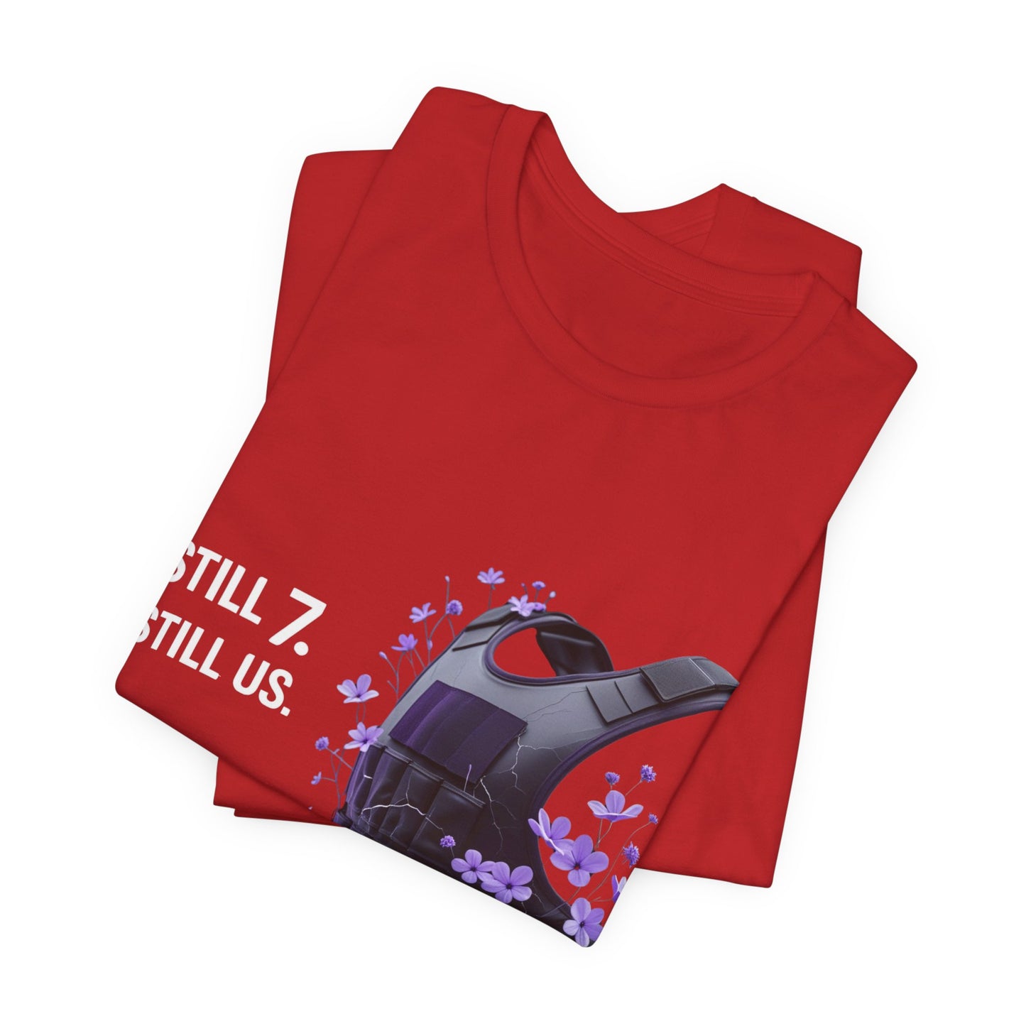Bulletproof Vest Floral Tee — “I Am The Proof” Graphic T‑Shirt