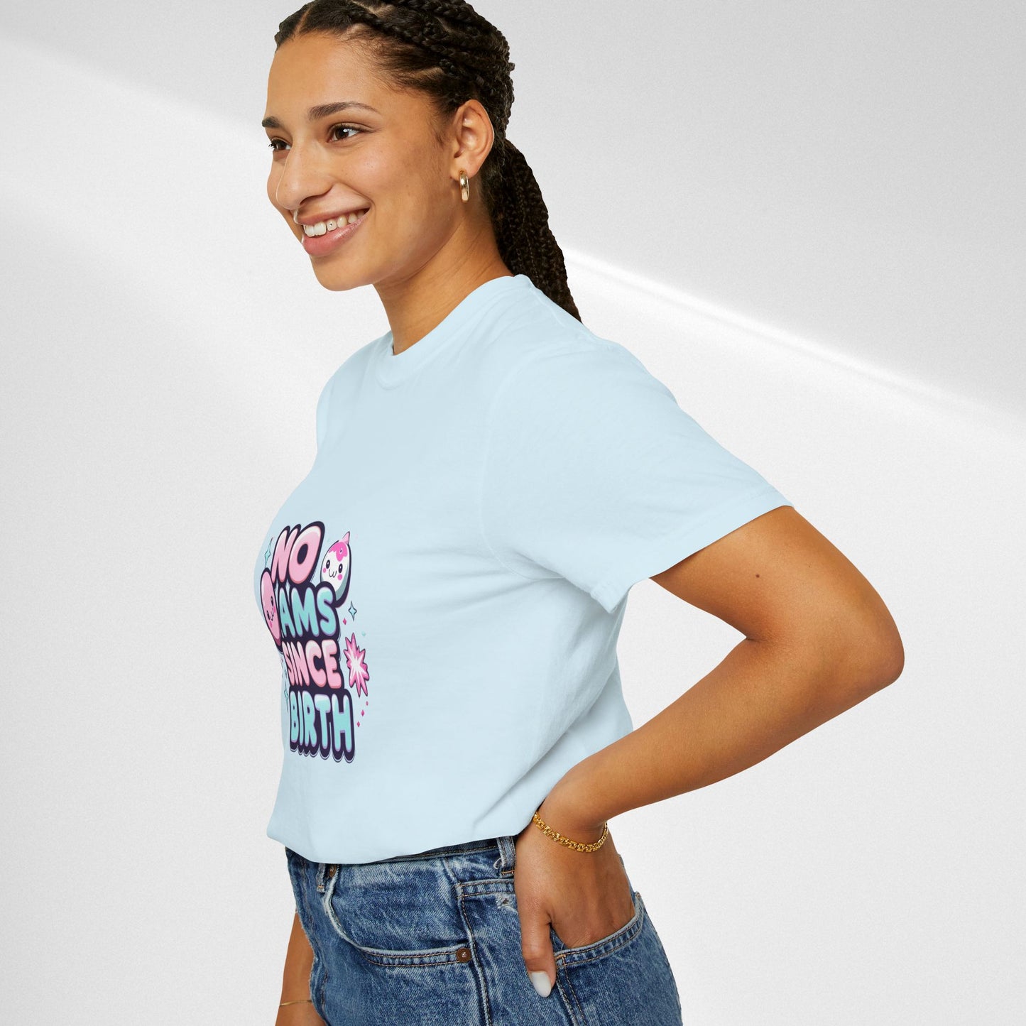 No JAMs Since Birth T-Shirt — Cute Kawaii 'No JAMs Since Birth' Graphic Tee