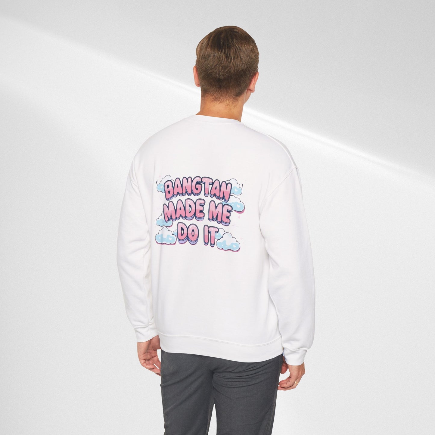 Crewneck Sweatshirt — "Bangtan Made Me Do It" K-Pop BTS Fan Pullover