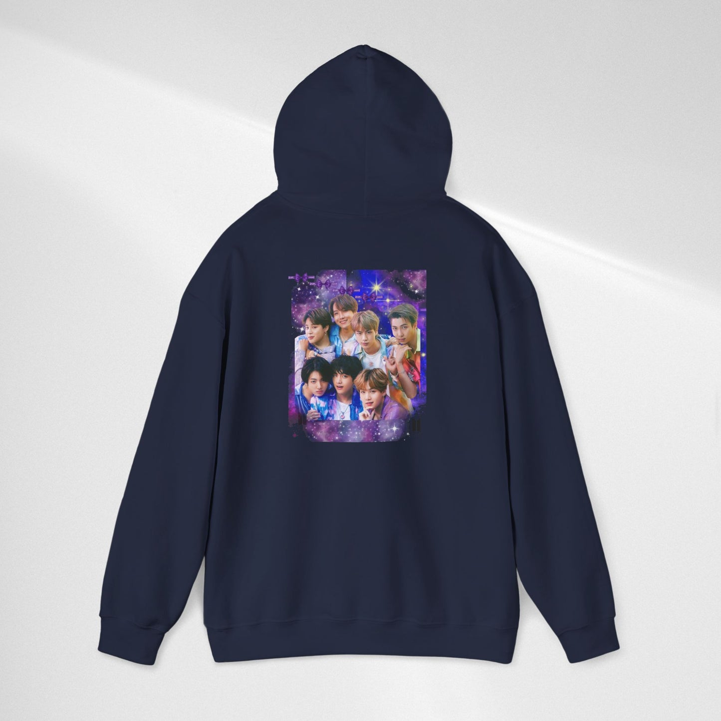 BTS Hoodie — Purple Collage Photo Graphic Hoodie