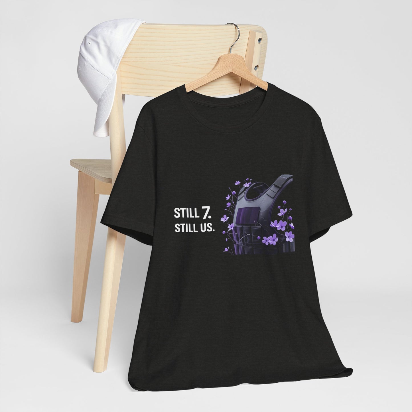 Bulletproof Vest Floral Tee — “I Am The Proof” Graphic T‑Shirt