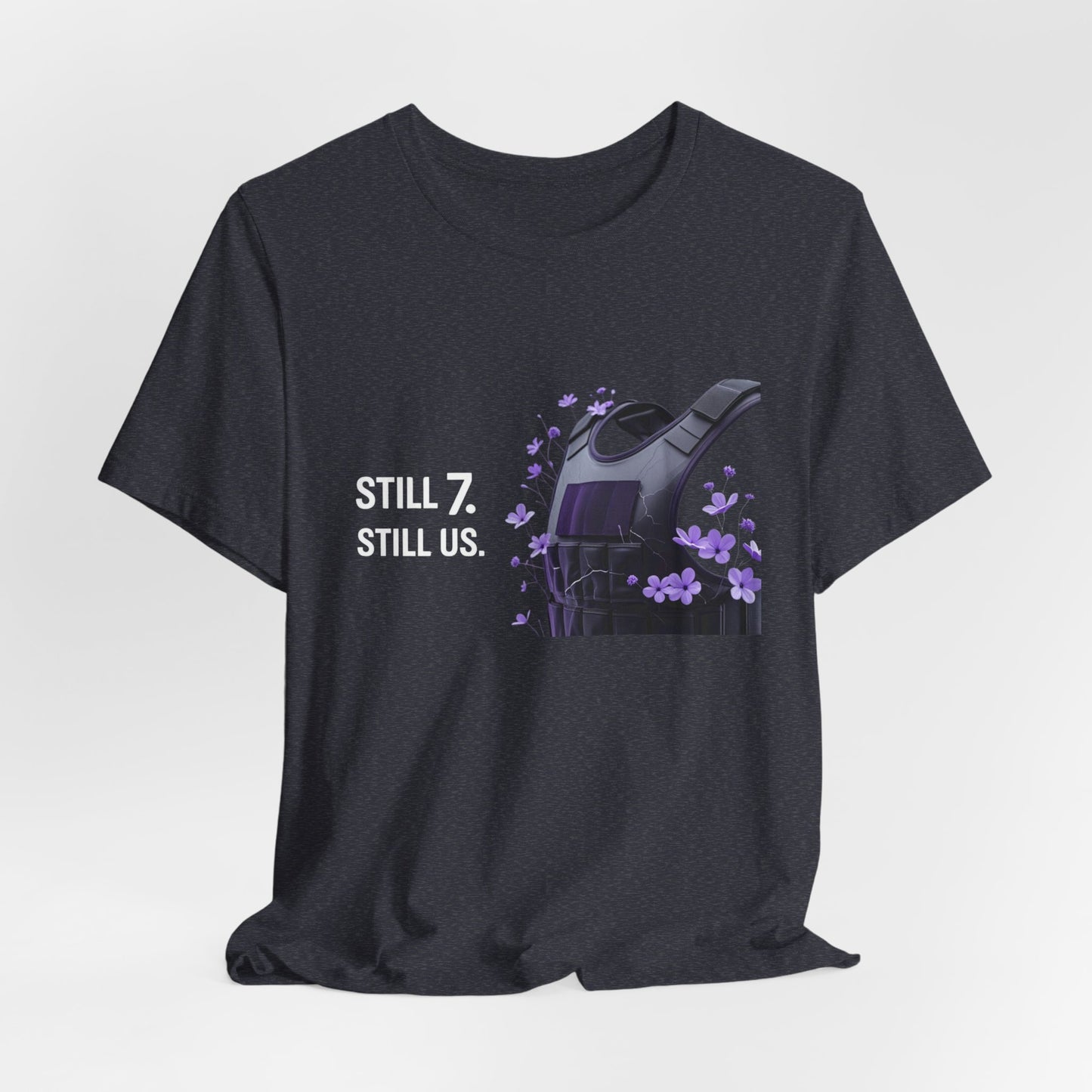 Bulletproof Vest Floral Tee — “I Am The Proof” Graphic T‑Shirt