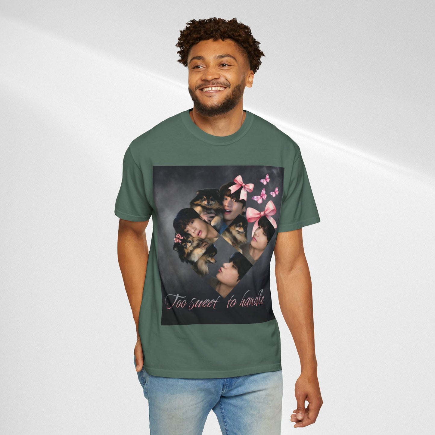 V Too Sweet to Handle T-Shirt — Cute Vintage Photo Collage Tee