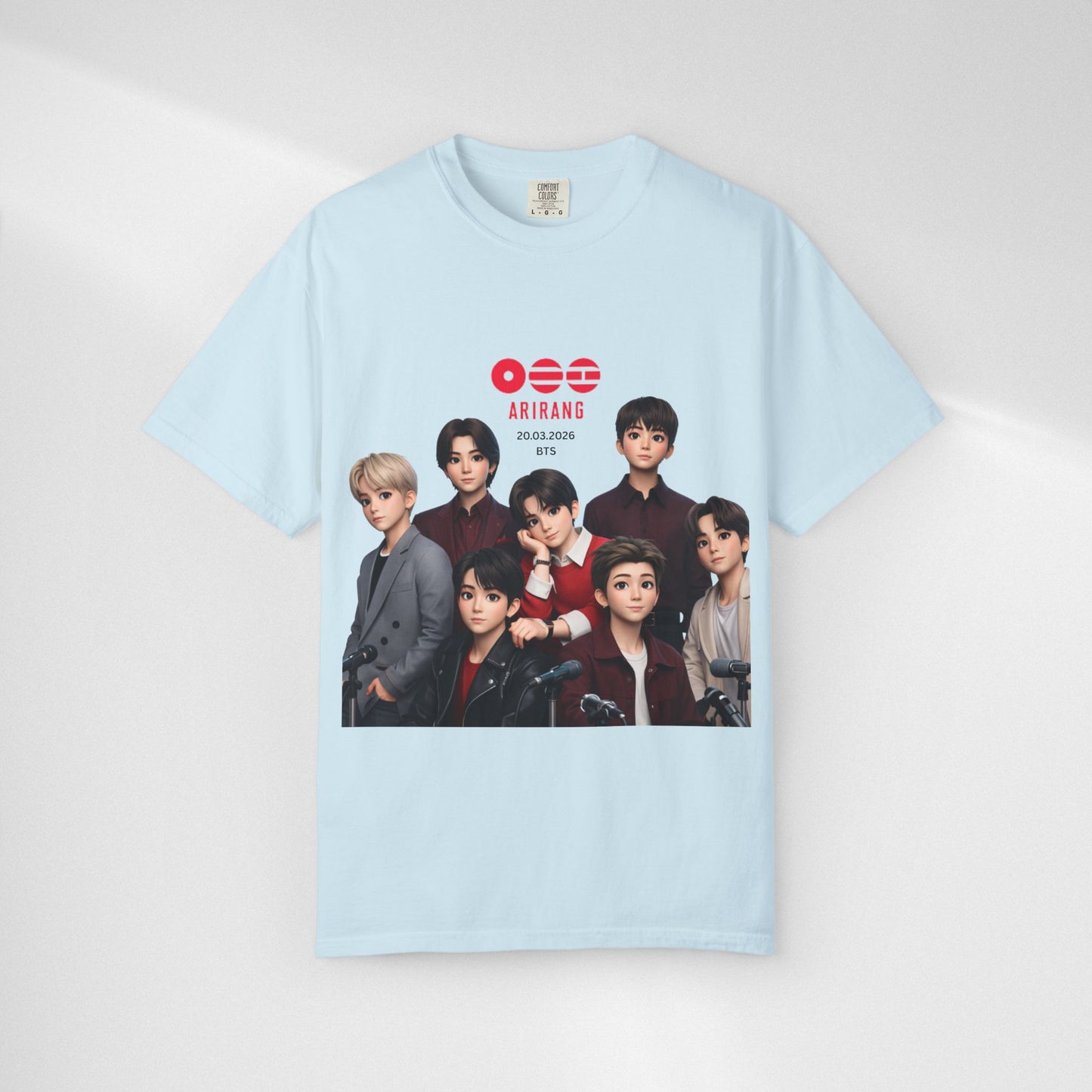BTS Band Photo T-Shirt — Group Portrait Graphic Tee