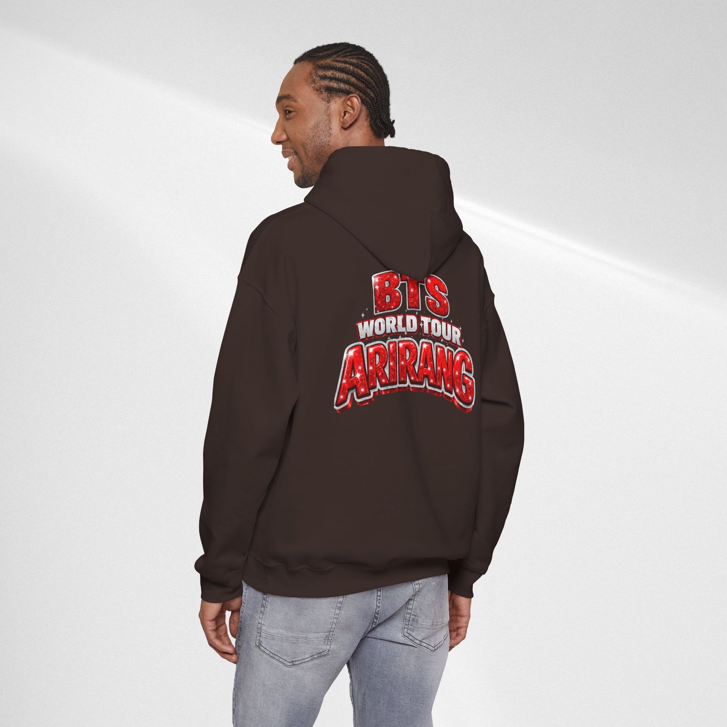 BTS World Tour "Arrang" Hoodie - Graphic K-Pop Concert Pullover