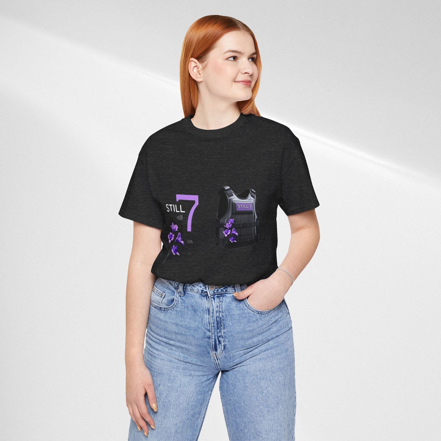 Bulletproof Vest Floral Tee — “I Am The Proof” Graphic T‑Shirt
