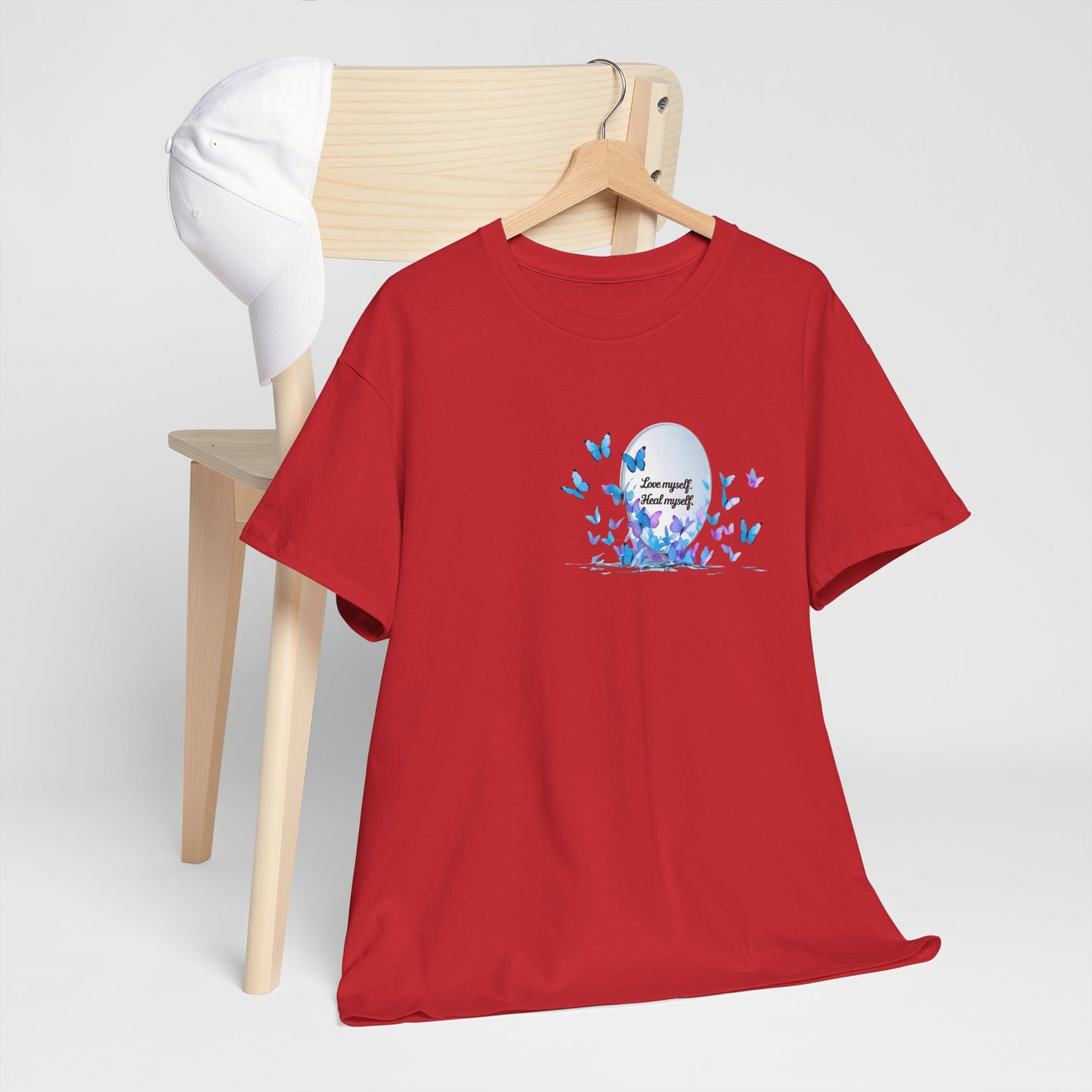 Butterfly Moon T-Shirt — "Strength Through Change" Inspirational Tee