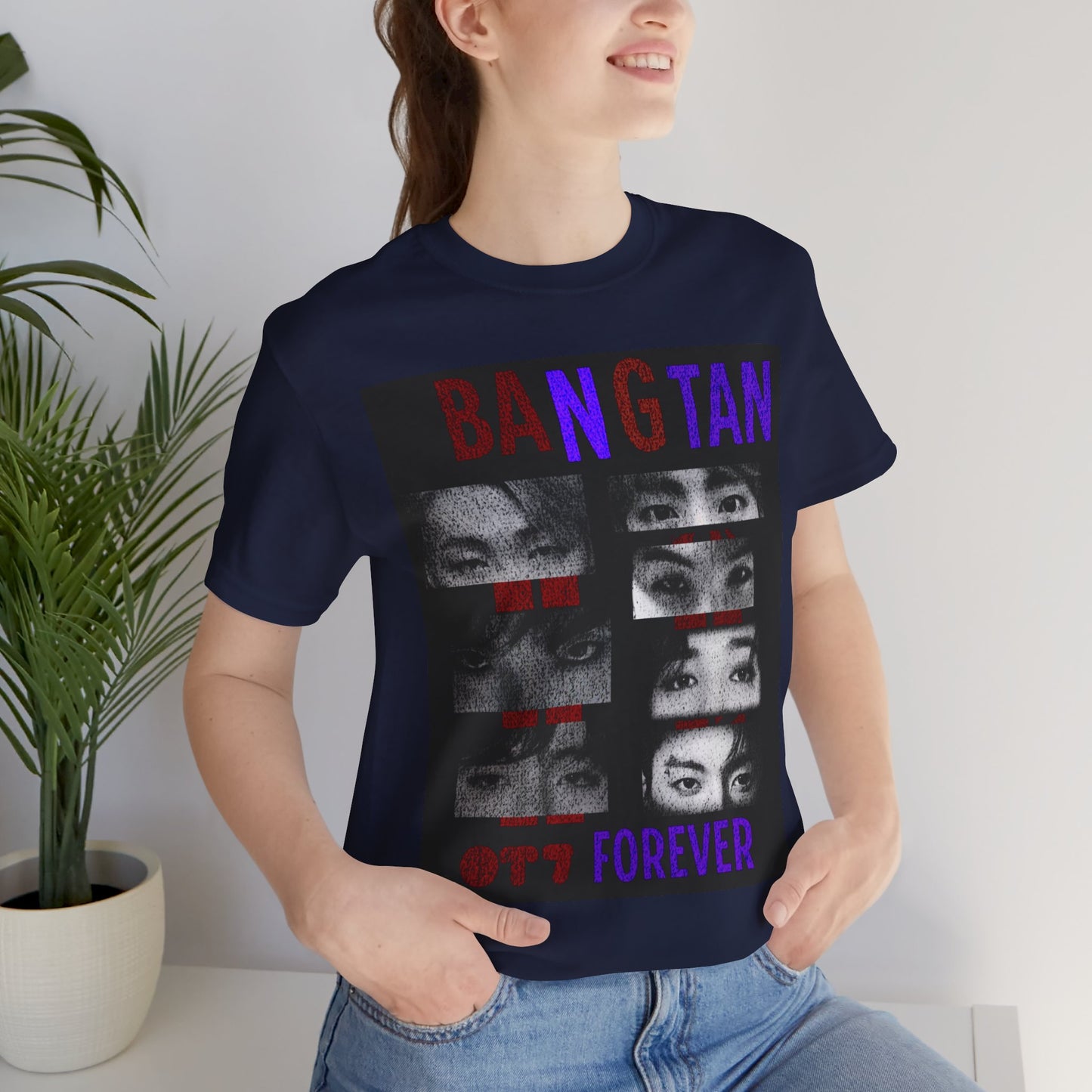 Bangtan Forever BTS Eyes Graphic Tee – K‑Pop Fan Shirt