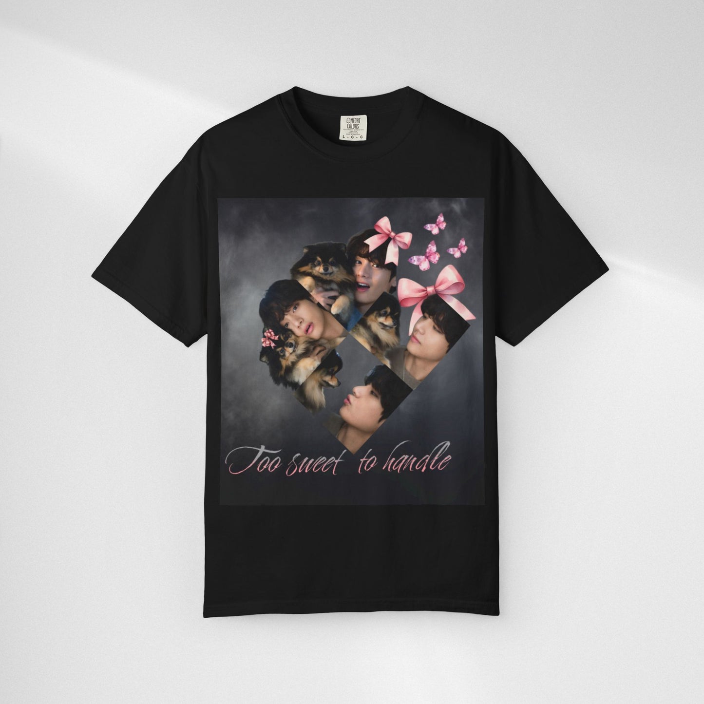 V Too Sweet to Handle T-Shirt — Cute Vintage Photo Collage Tee