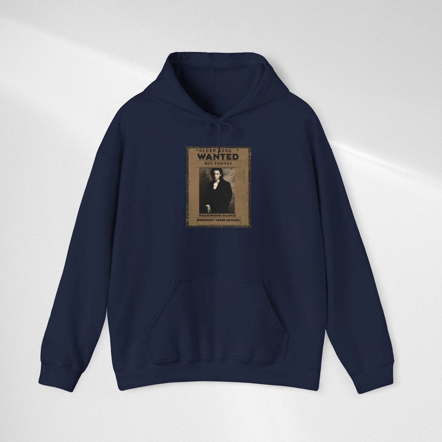 Suga Wanted Poster Hoodie — Vintage 'Wanted' Photo Sweatshirt