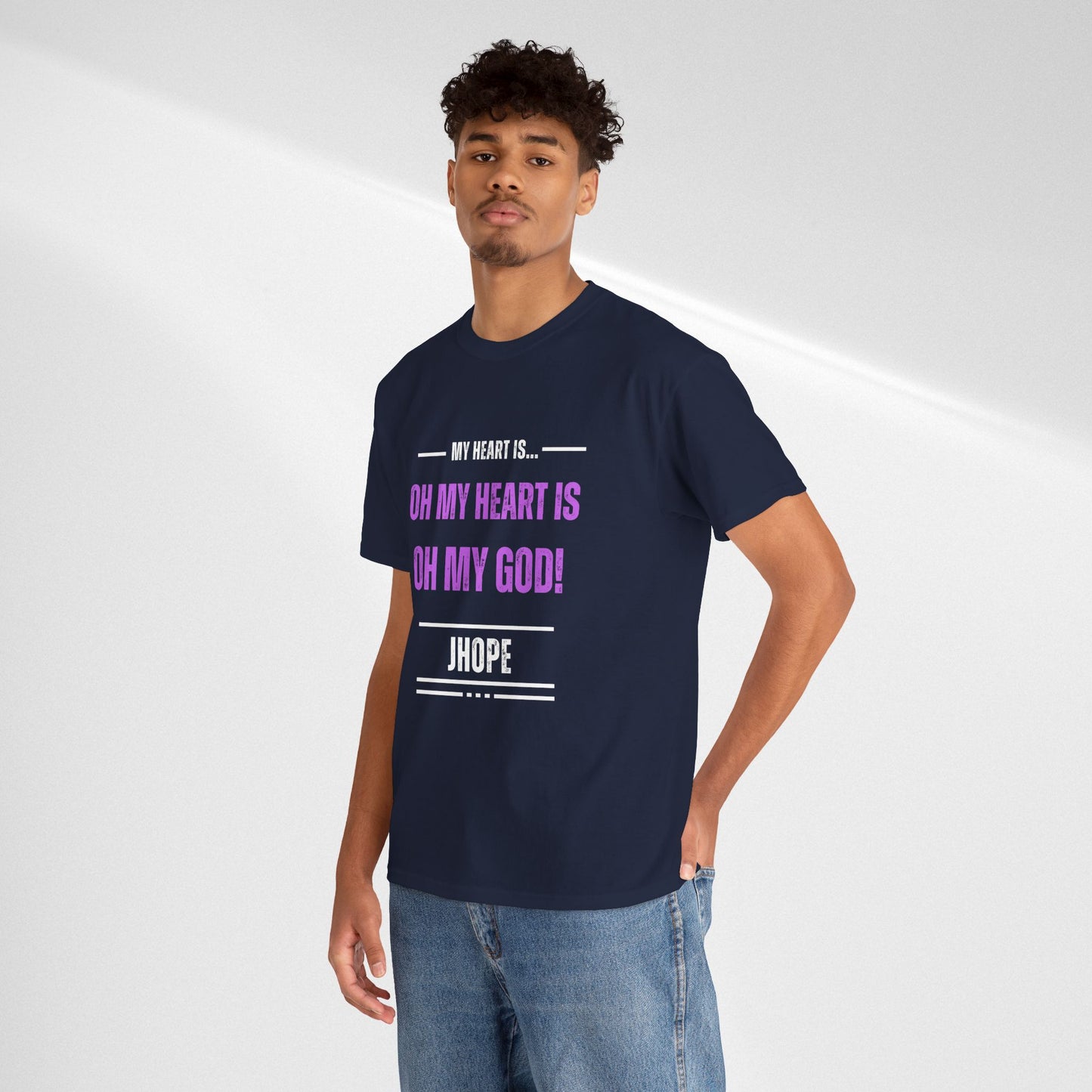 Graphic Tee — "Oh My Heart Is Oh My God!" J-Hope Fan Shirt