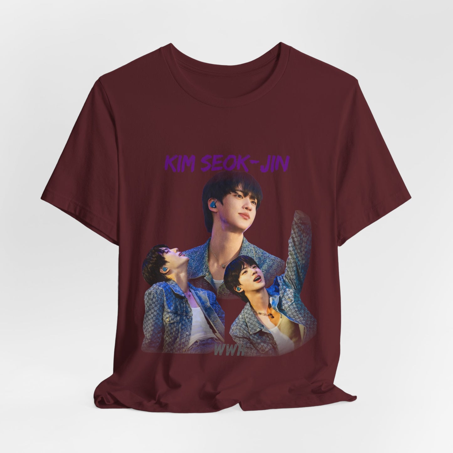 K-Pop Idol Photo Tee — 'Kim Seok-Jin' Graphic T-Shirt