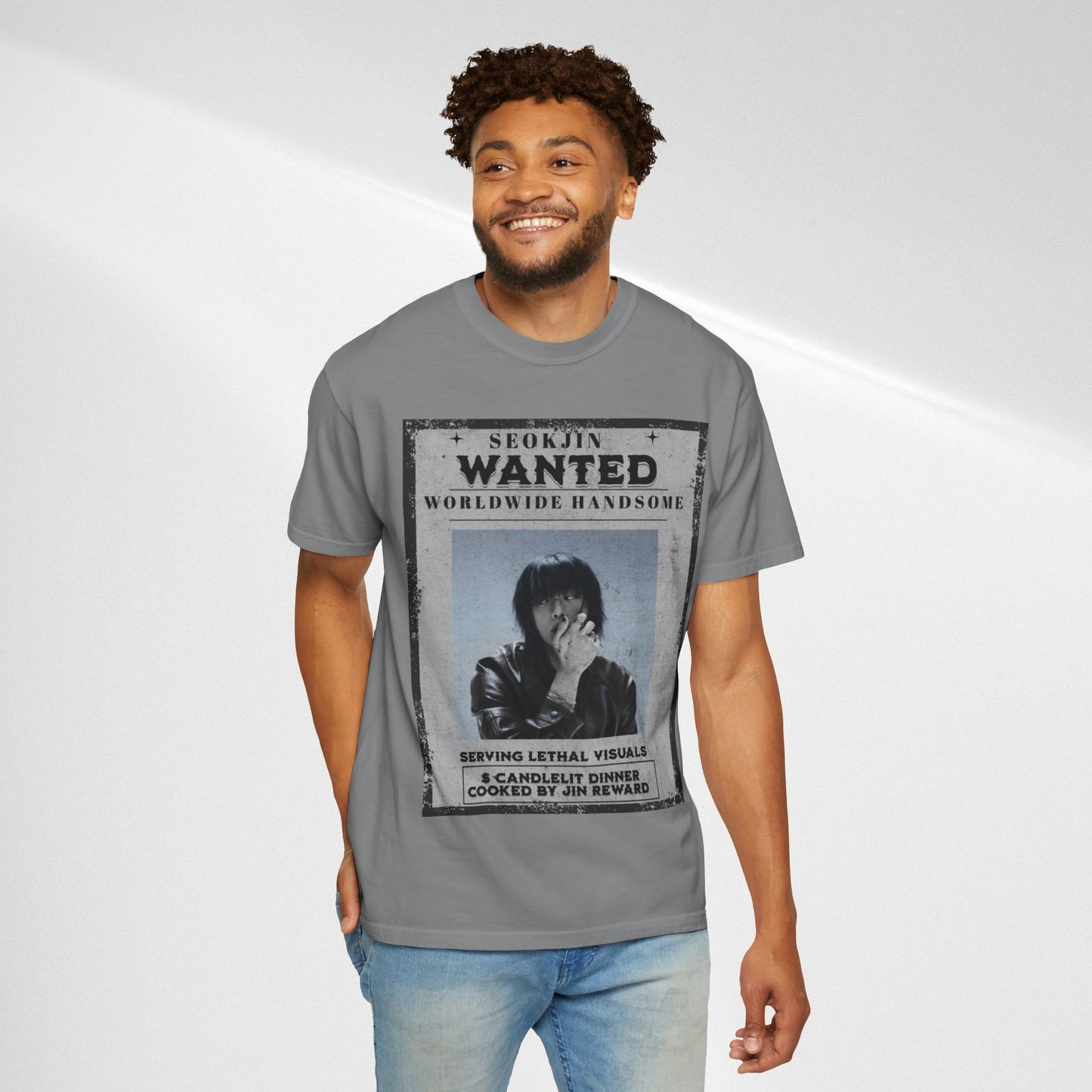 Seokjin "Wanted: Worldwide Handsome" Graphic T-Shirt