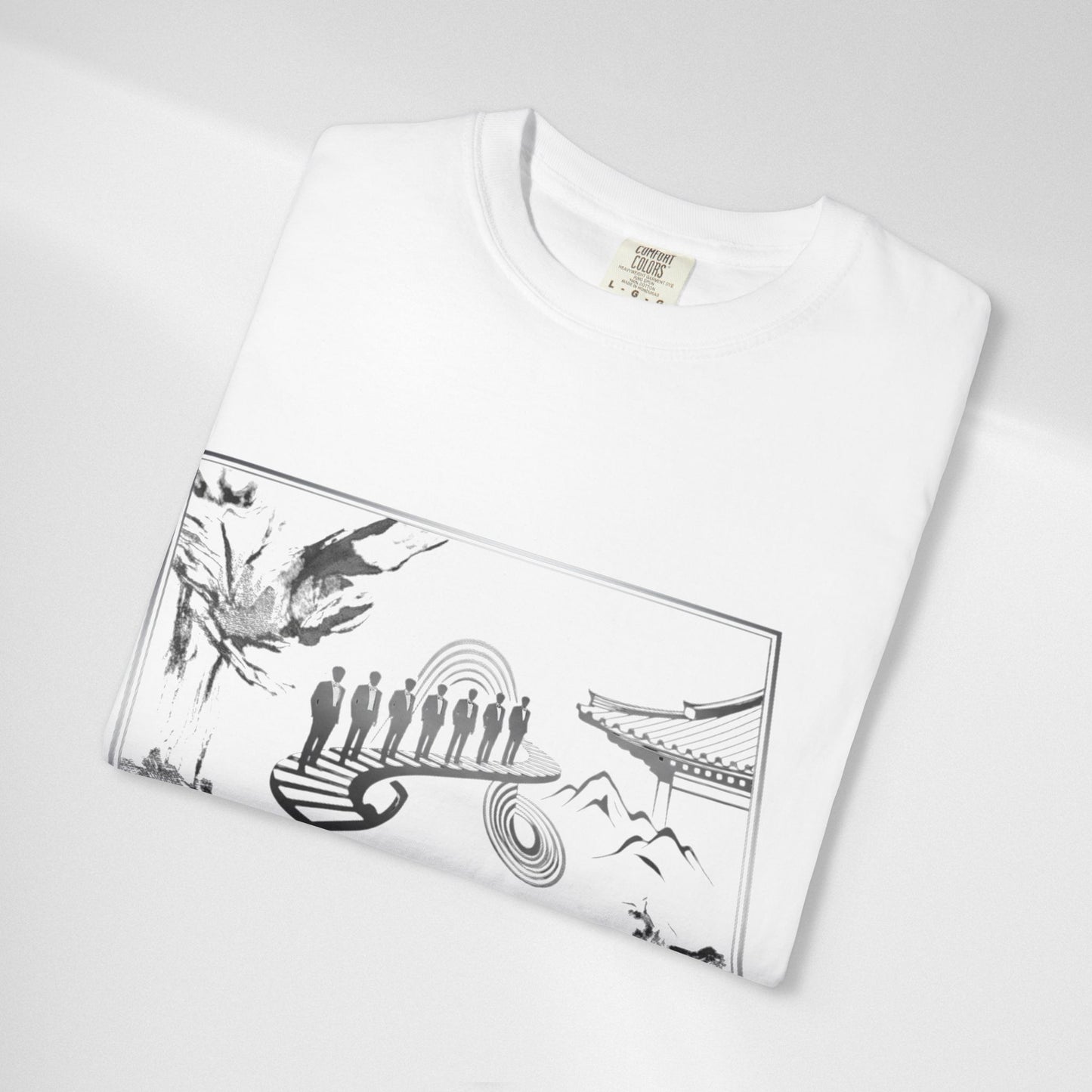 BTS Arirang Graphic T-Shirt — Korean Folklore Illustration Tee