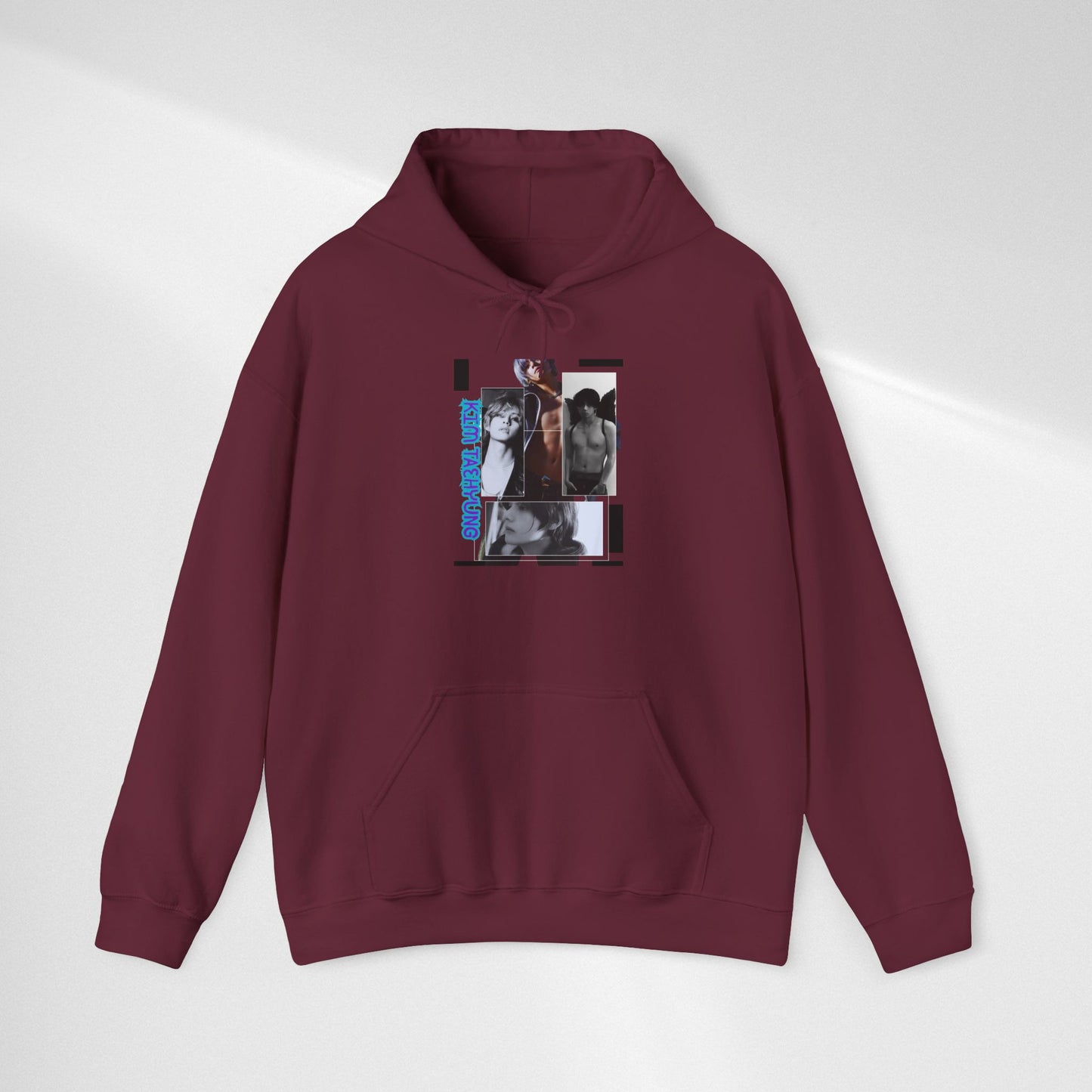 TAE Hoodie — Graphic Photo Collage 'Goth Romance' Streetwear Pullover