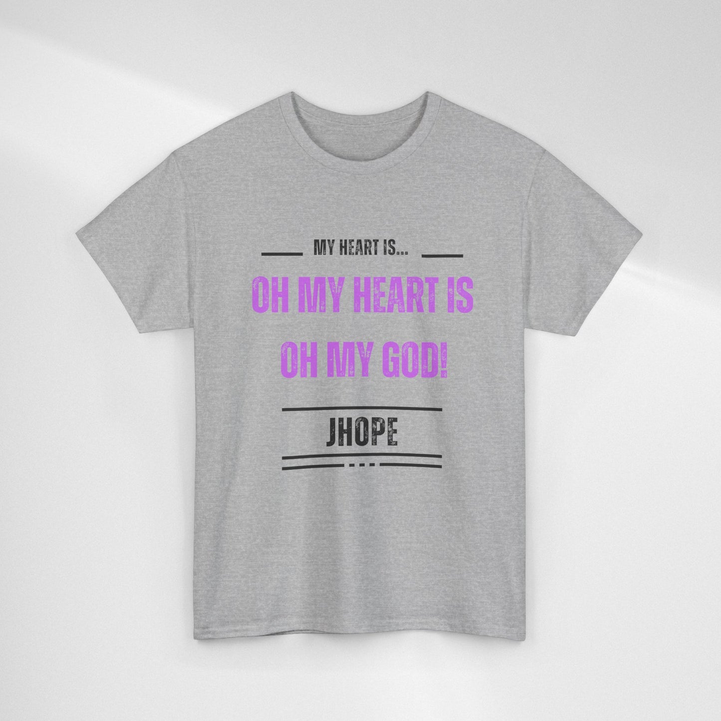Graphic Tee — "Oh My Heart Is Oh My God!" J-Hope Fan Shirt