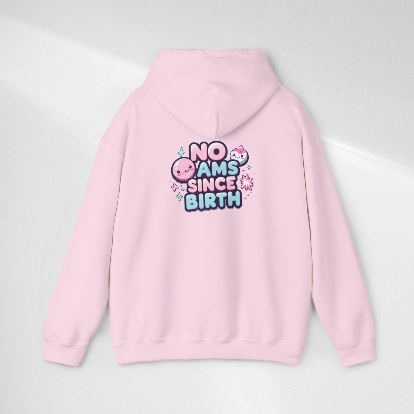 Hoodie — "No Jams Since Birth" Cute Kawaii Graphic Pullover