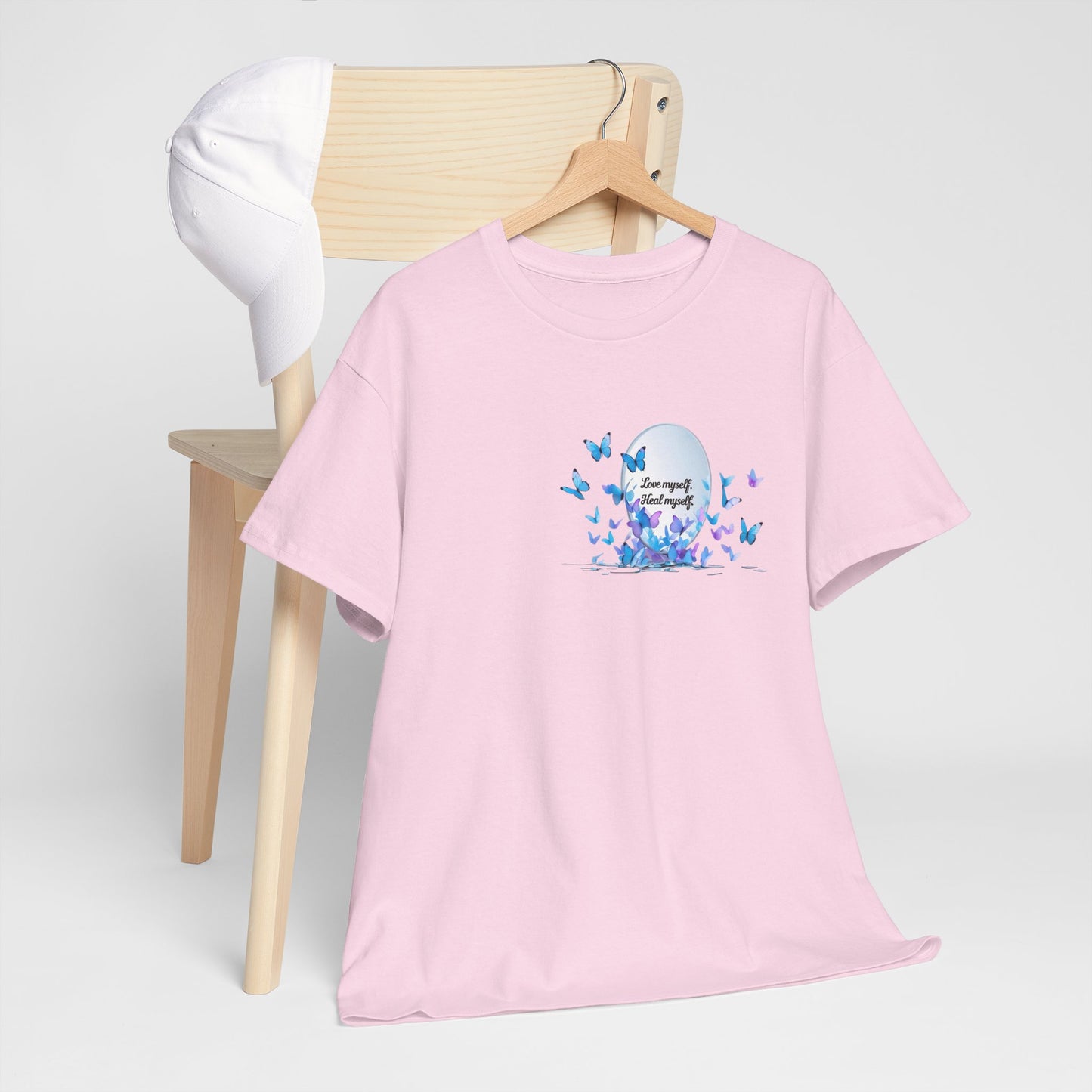 Butterfly Moon T-Shirt — "Strength Through Change" Inspirational Tee