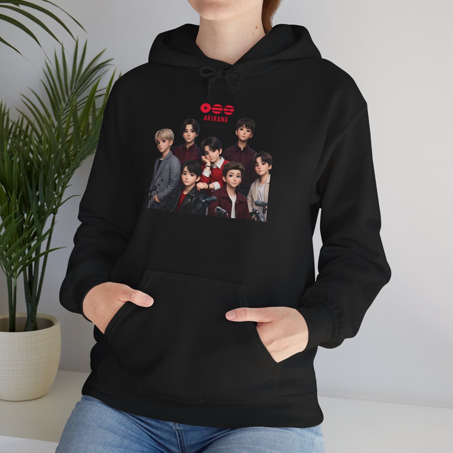 BTS Group Photo Hoodie – Korean Boy Band Pullover