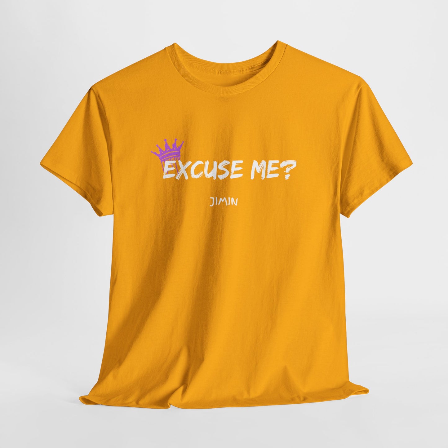 Excuse Me? Tee — Jimin Crown Graphic T‑Shirt