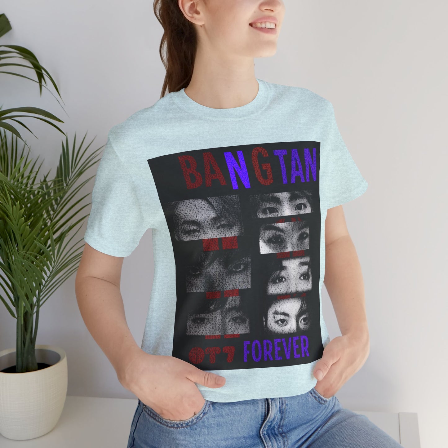 Bangtan Forever BTS Eyes Graphic Tee – K‑Pop Fan Shirt